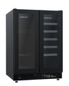 120L Double Door Wine/Beverage Cabinet Built-Under Black